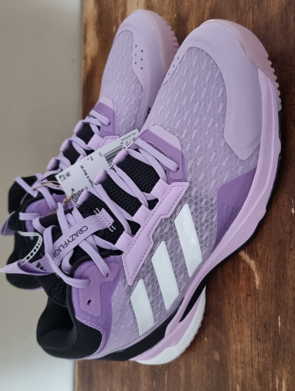 Adidas Crazyflight 6 Mid Women's Volleyball Sneakers 10.5 Purple New No Box